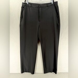 Banana Republic Pants Sculpted Straight Leg Women 18 Black Office Corporate Chic